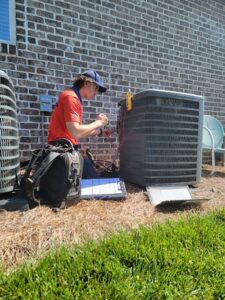 aspire team fixing a unit