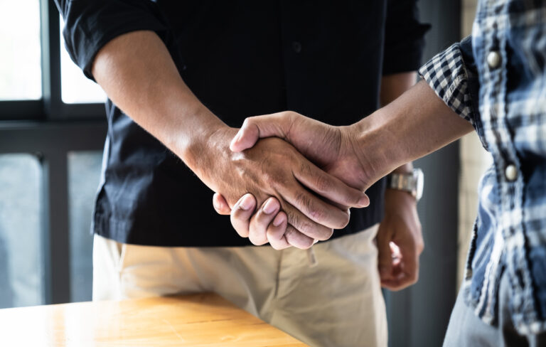 businessmen handshake