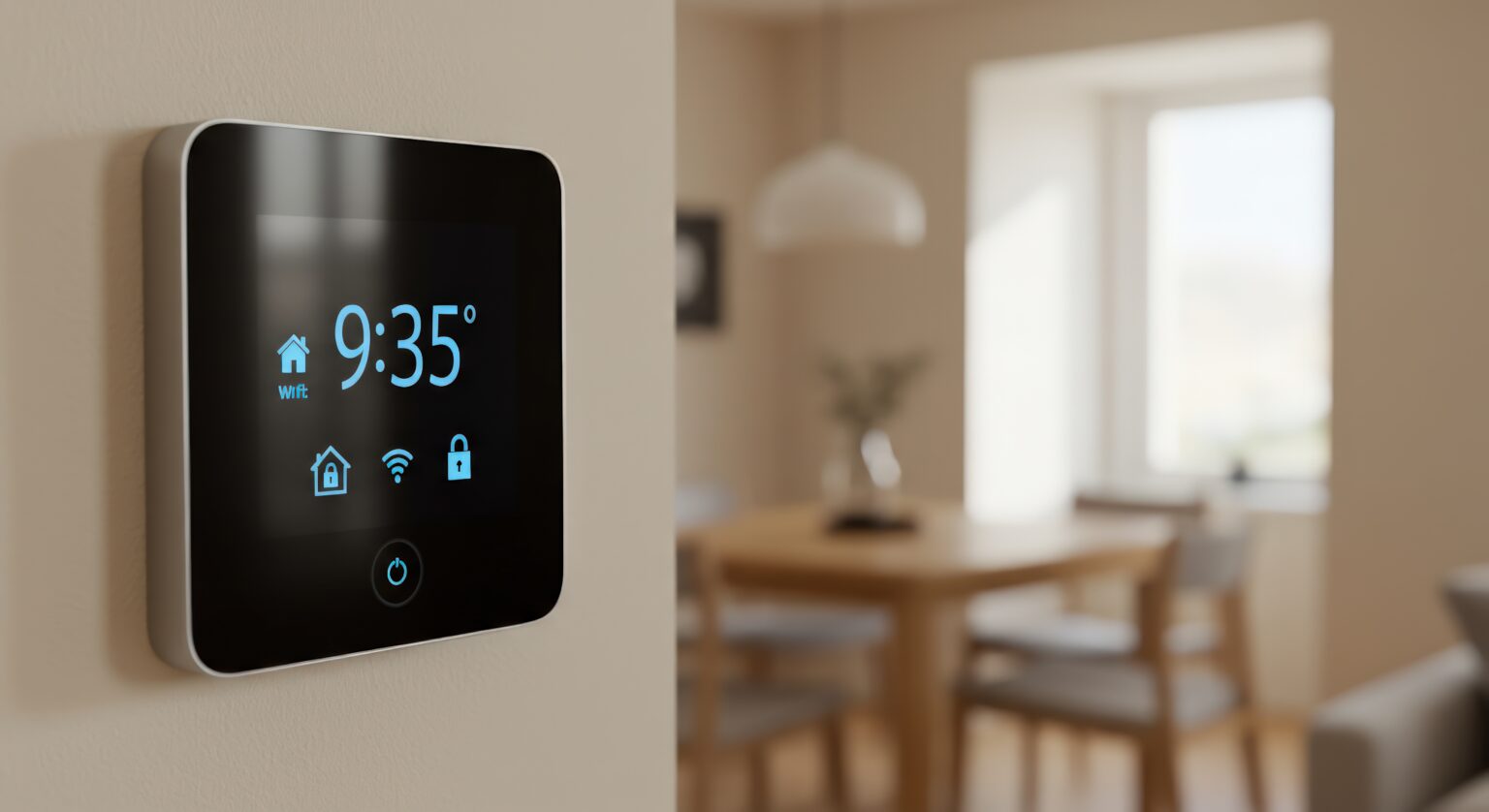 Smart home system control panel