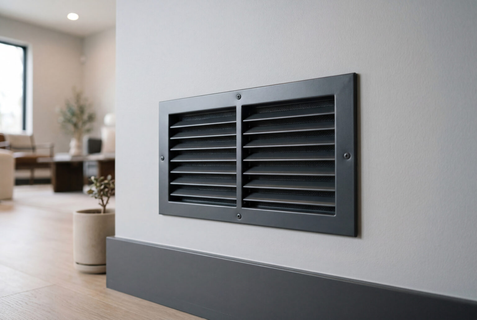 dark gray air vent